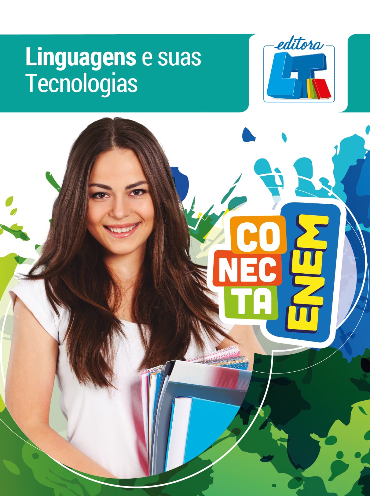 Capa do livro Linguagens e suas Tecnologias, coleção Conecta ENEM, Editora LT.